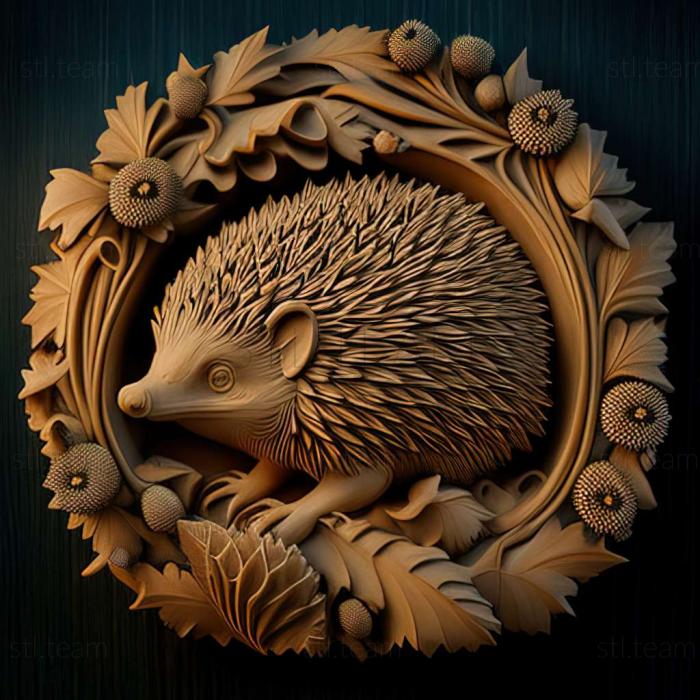 3D model hedgehog (STL)